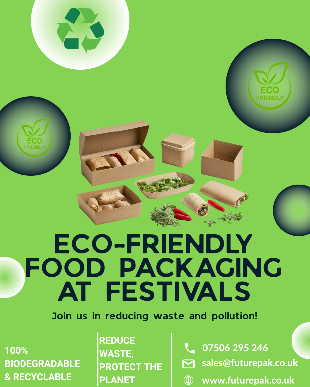 Sustainable Takeaway Food & Drink Packaging for Festivals and Events ...