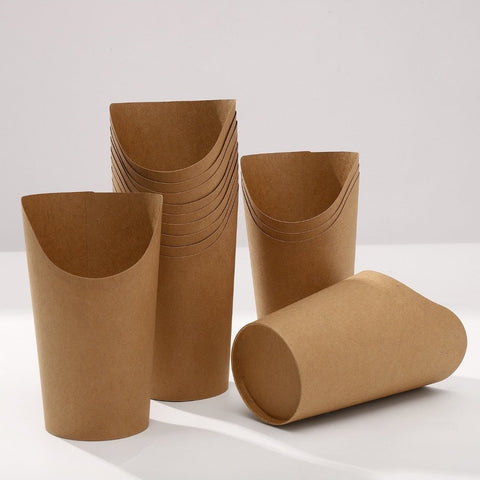 Kraft Paper Chip Cone - 16oz