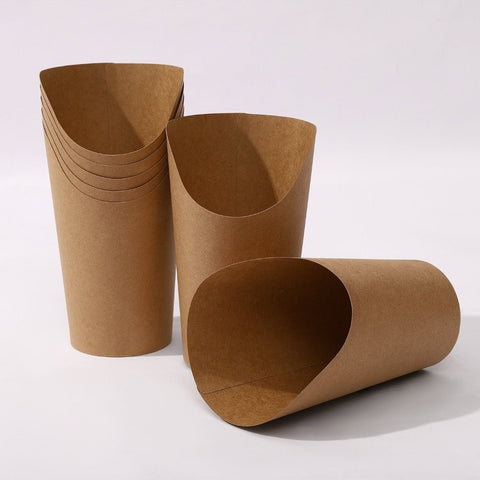 Kraft Paper Chip Cone - 16oz